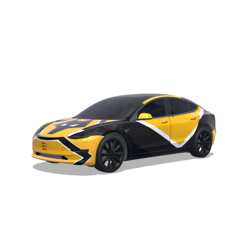 Wolves - Tesla Model 3 wrap