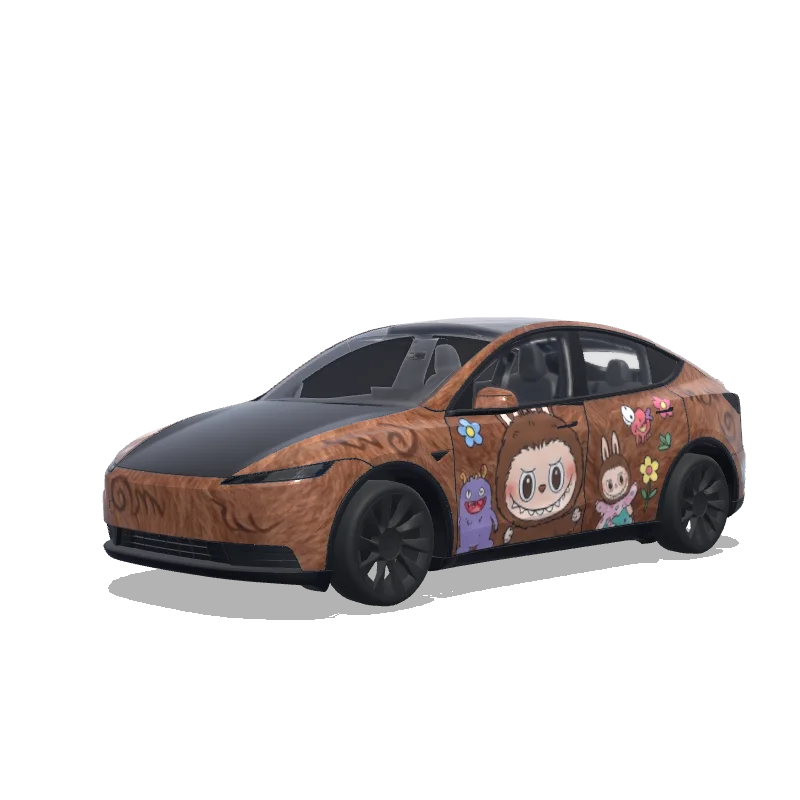 Tesla Model Y (2025+ Standard) custom wrap design