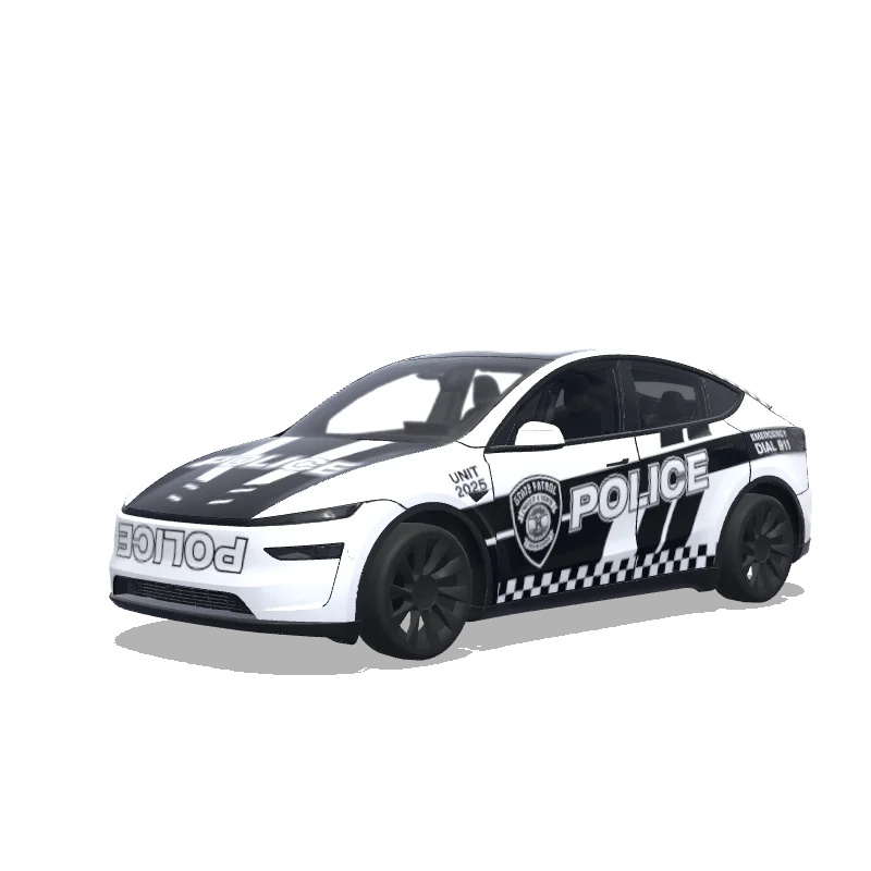 Tesla Model Y (2025+ Premium) custom wrap design