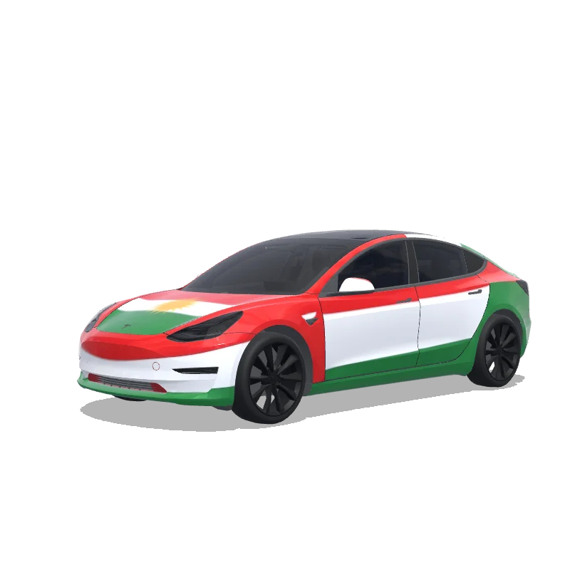 Tesla Model 3 custom wrap design
