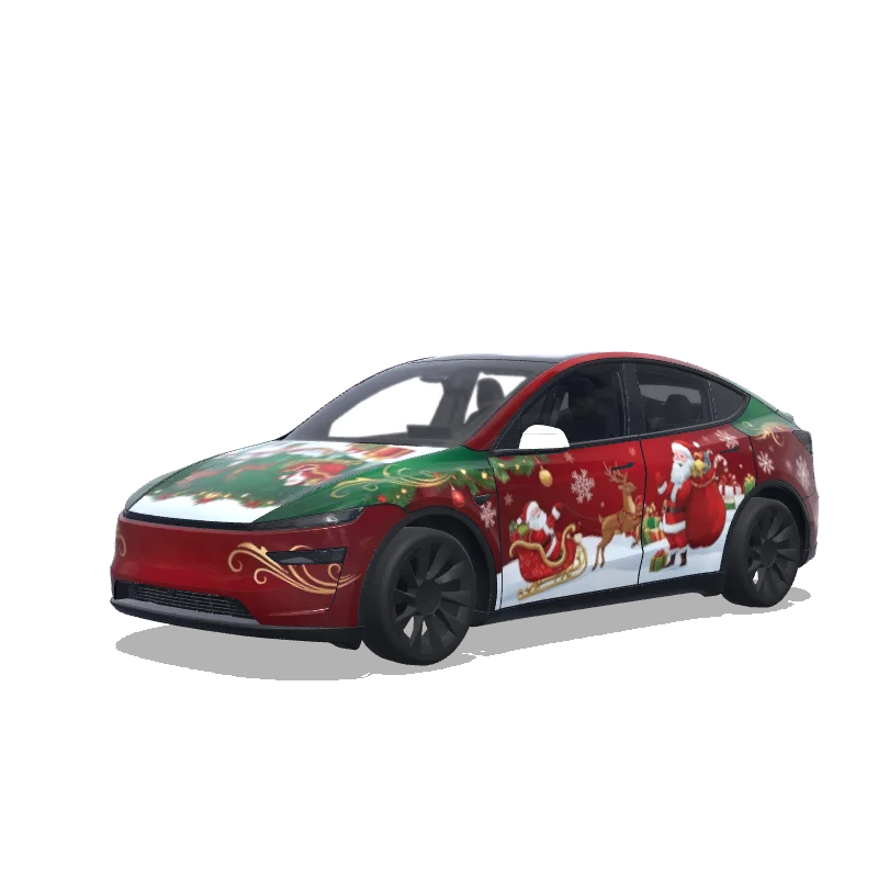 Tesla Model Y (2025+ Premium) custom wrap design