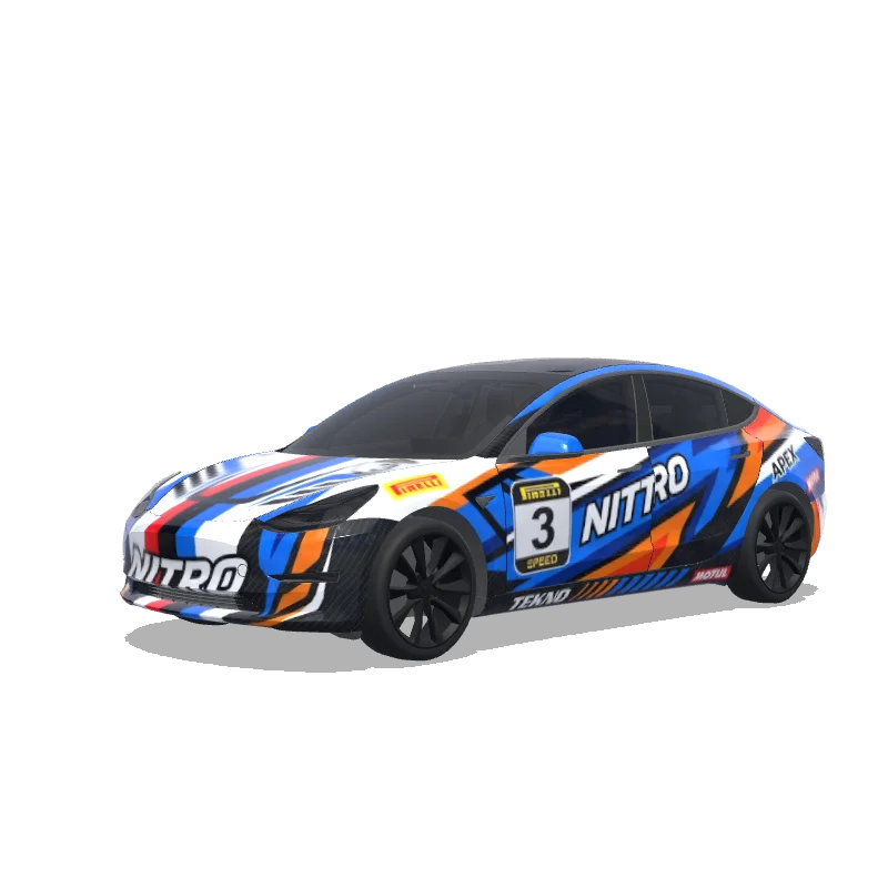 Tesla Model 3 custom wrap design