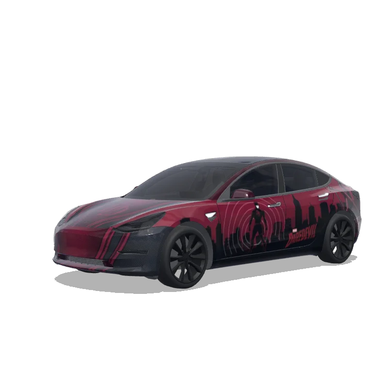 Tesla Model 3 custom wrap design
