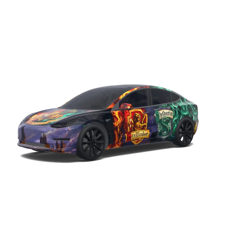 Harry Potter - Tesla Model 3 wrap