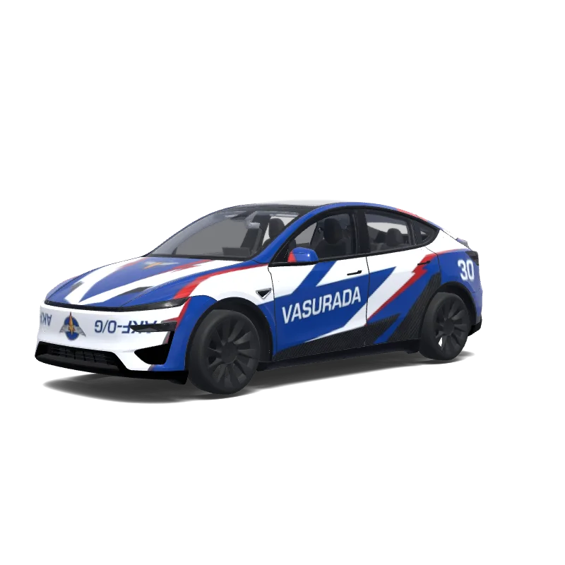 Tesla Model Y (2025+ Performance) custom wrap design