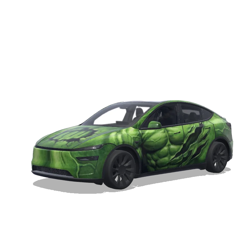 Tesla Model Y (2025+ Premium) custom wrap design