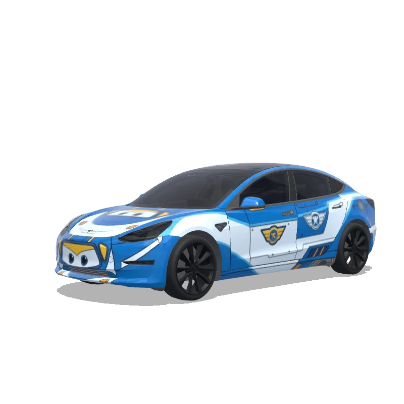 Tesla Model 3 custom wrap design