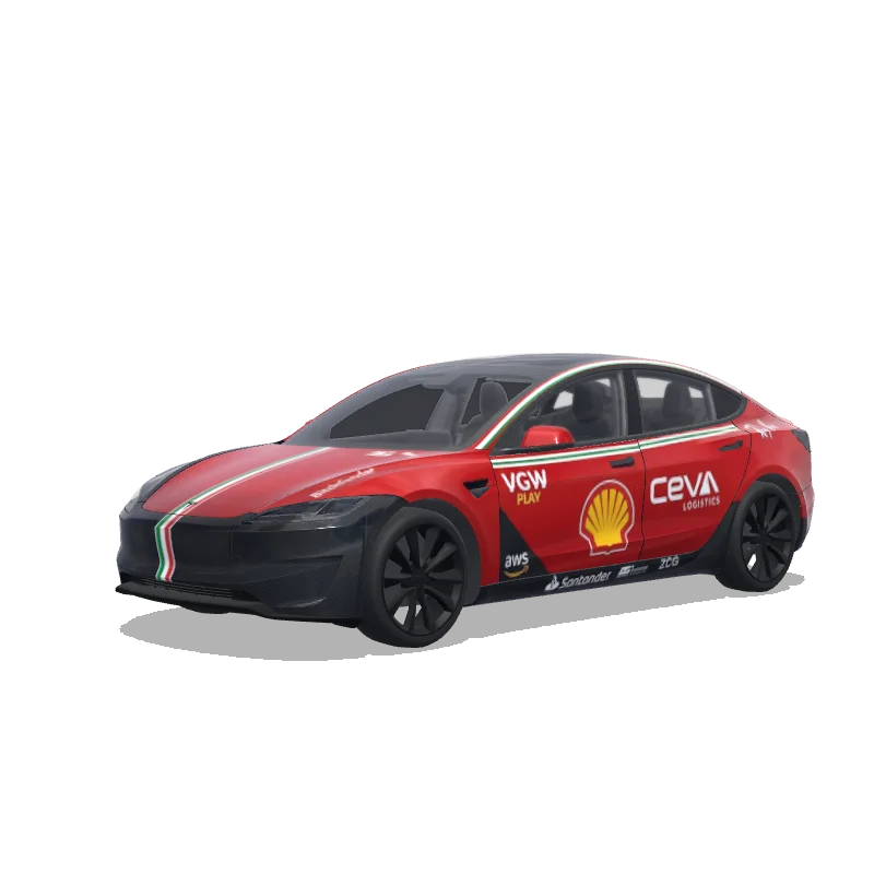 Tesla Model 3 (2024+ Performance) custom wrap design