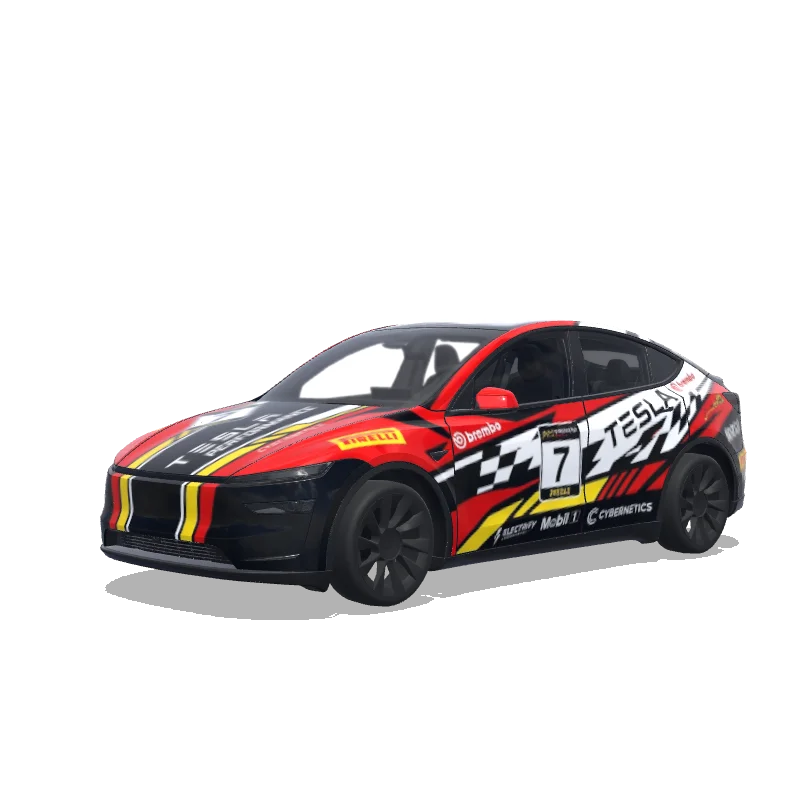 Tesla Model Y (2025+ Premium) tilpasset wrap-design