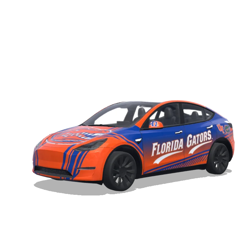 Tesla Model Y custom wrap design
