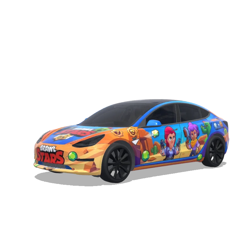 Tesla Model 3 custom wrap design