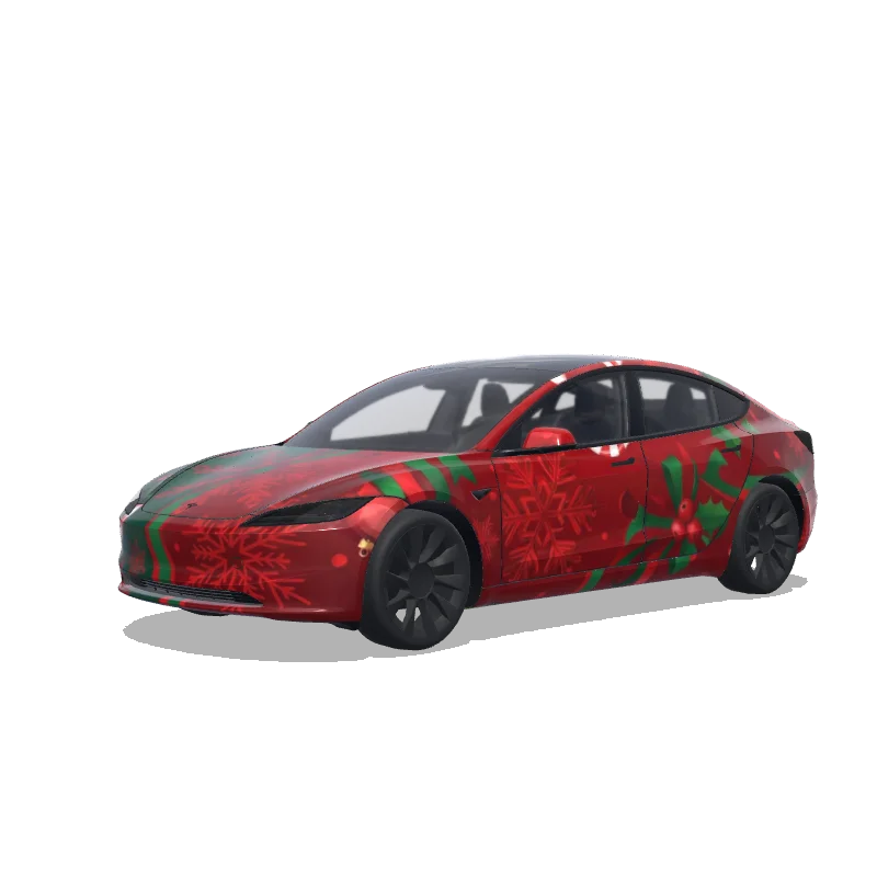 Tesla Model 3 (2024+ Standard/Premium) custom wrap design