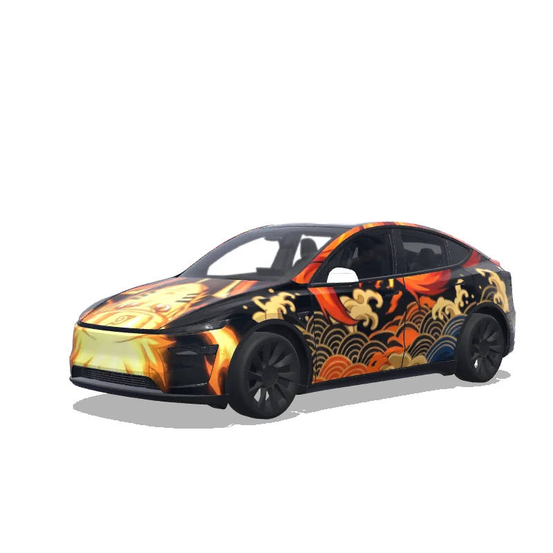 Tesla Model Y (2025+ Premium) custom wrap design