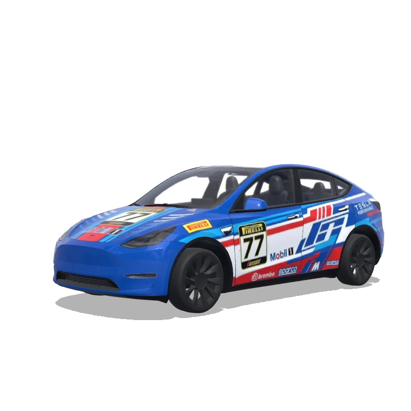 Tesla Model Y custom wrap design