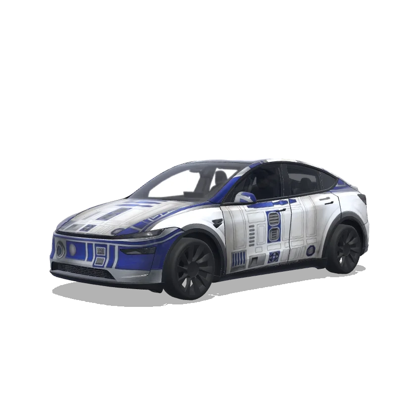Tesla Model Y (2025+ Premium) custom wrap design