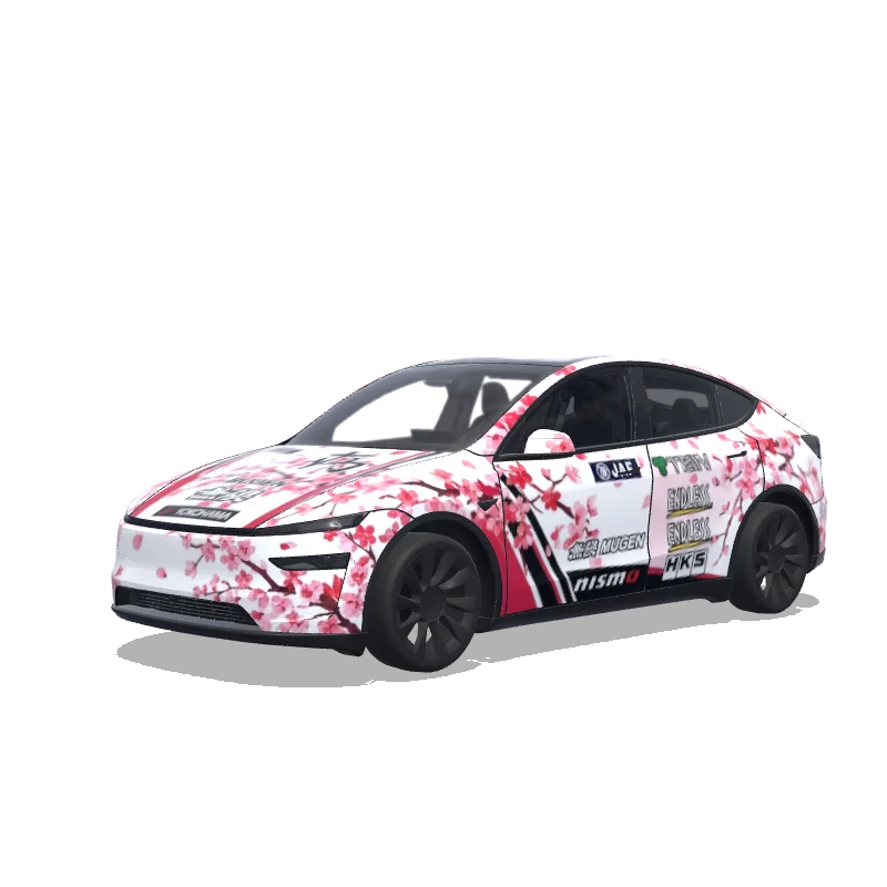 Tesla Model Y (2025+ Premium) custom wrap design