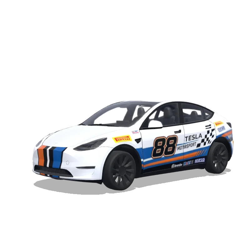 Tesla Model Y custom wrap design
