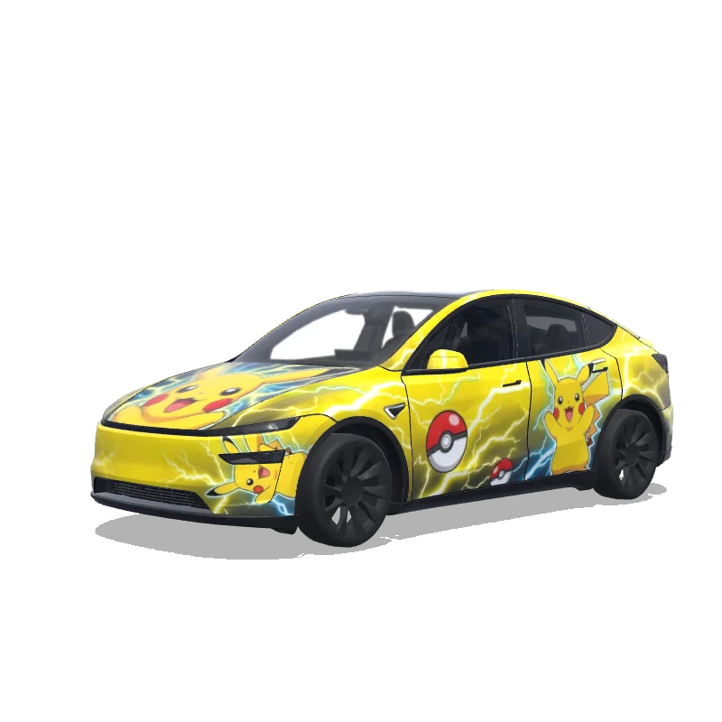 Tesla Model Y (2025+ Premium) custom wrap design