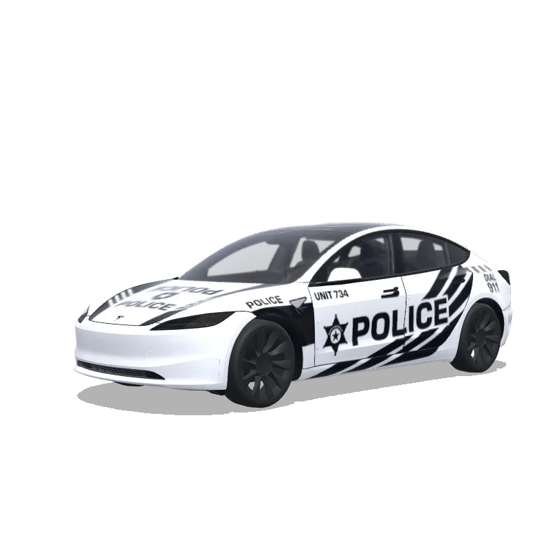 Tesla Model 3 (2024+ Standard/Premium) custom wrap design