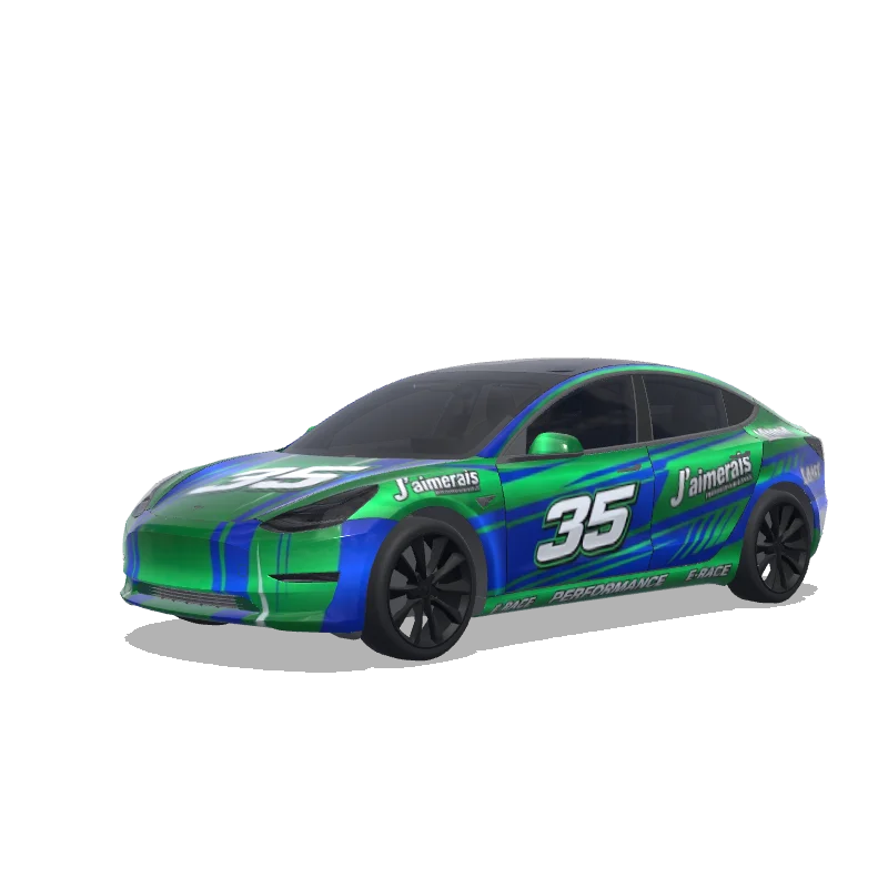 Tesla Model 3 custom wrap design