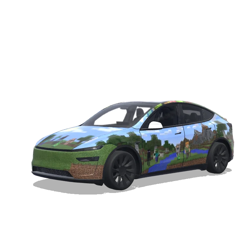 Diseño de wrap personalizado para Tesla Model Y (2025+ Premium)