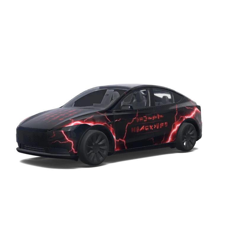 Tesla Model Y (2025+ Standard) custom wrap design