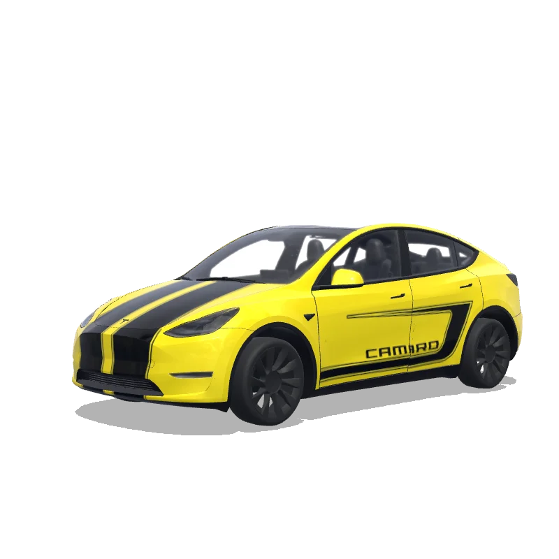 Chevrolet Camaro - Tesla Model Y wrap