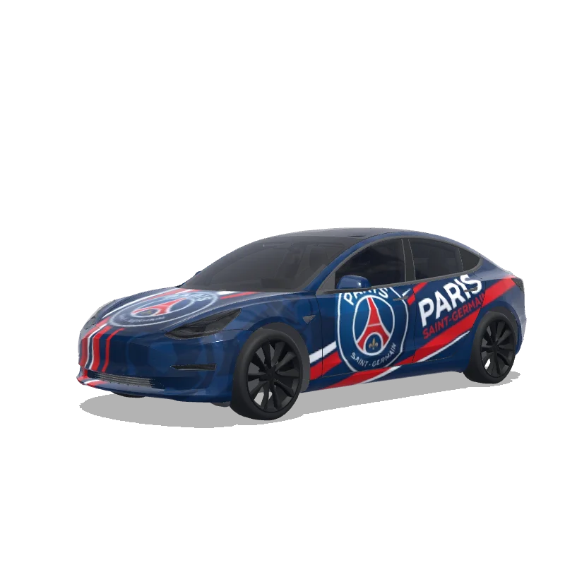 Tesla Model 3 custom wrap design