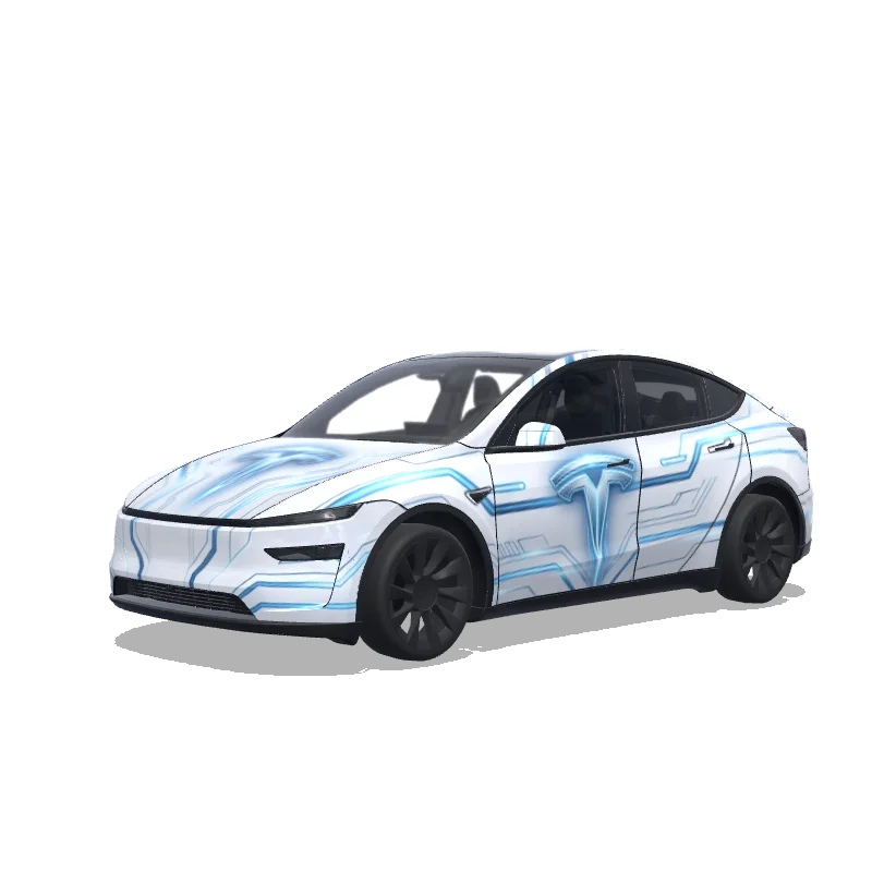 Tesla Model Y (2025+ Premium) custom wrap design