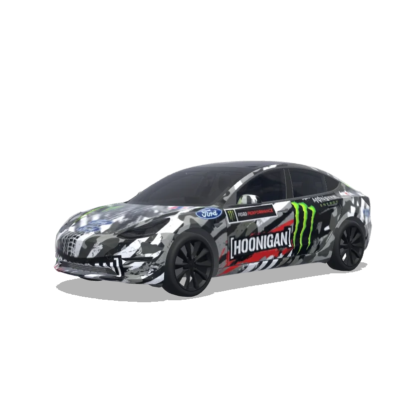 Tesla Model 3 custom wrap design
