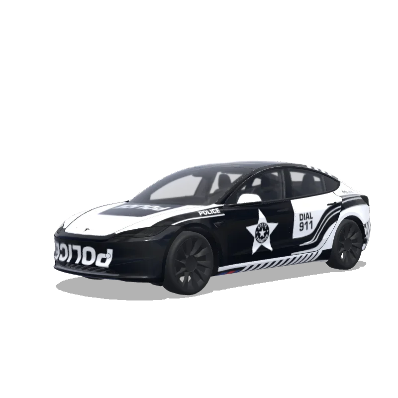 Tesla Model 3 (2024+ Standard/Premium) custom wrap design