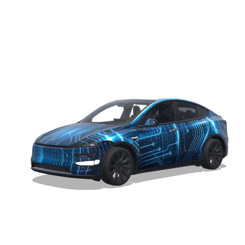 Tesla Model Y (2025+ Premium) custom wrap design