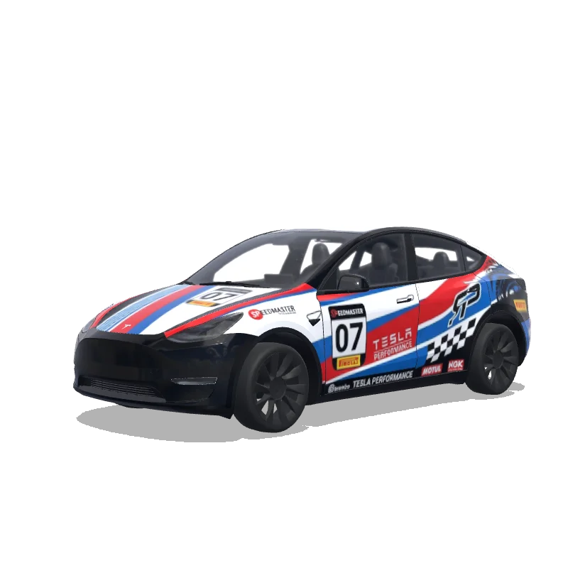 Tesla Model Y custom wrap design