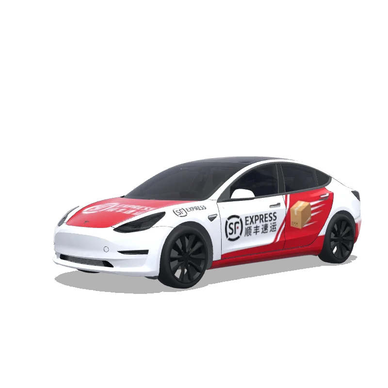 Tesla Model 3 custom wrap design