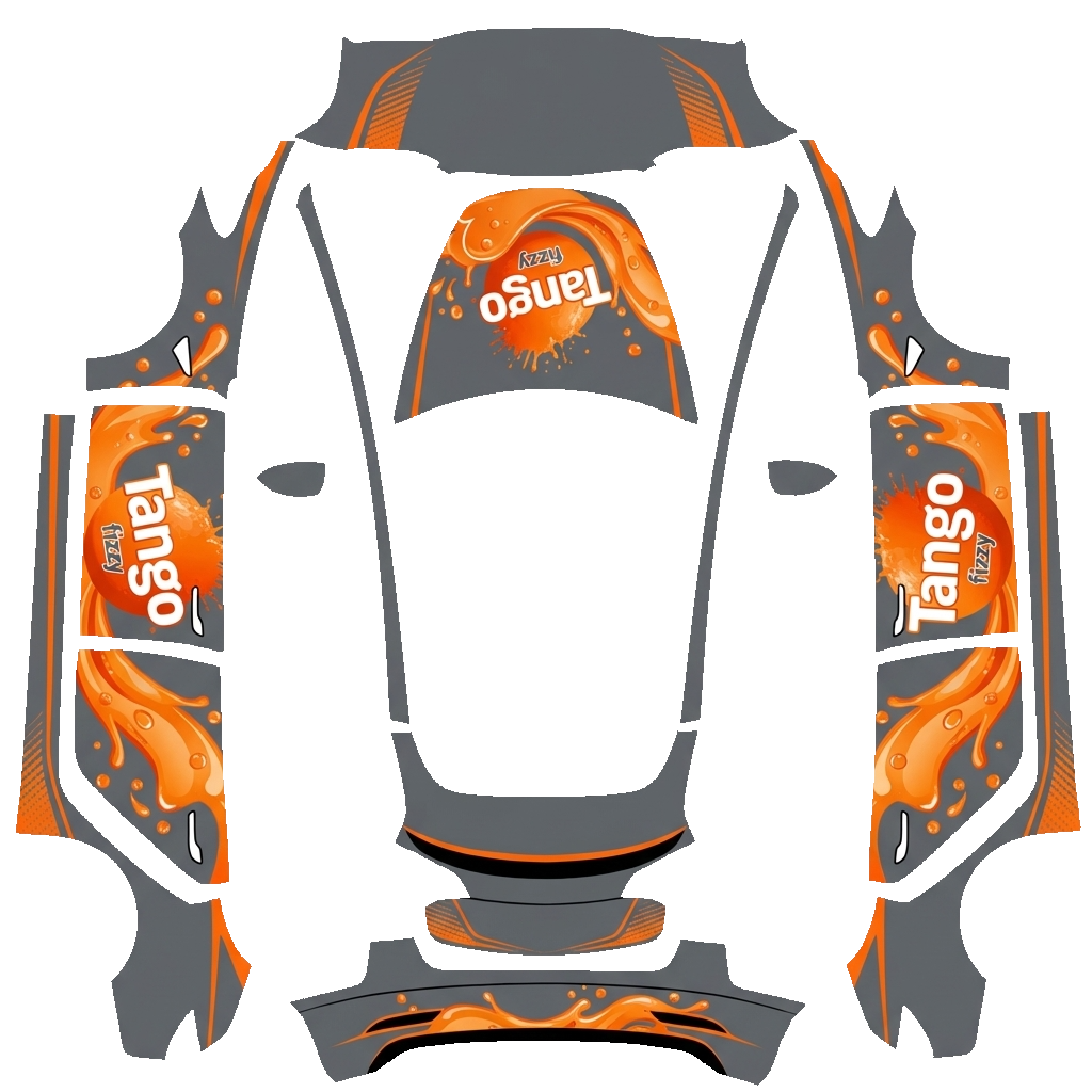 Model 3 Wrap Design - flat wrap PNG for Model 3 Paint Shop
