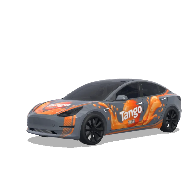 Tesla Model 3 custom wrap design