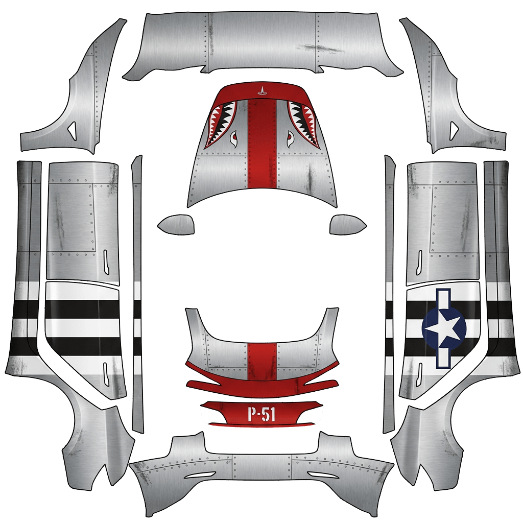 Model 3 Wrap Design - flat wrap PNG for Model 3 (2024+ Standard/Premium) Paint Shop