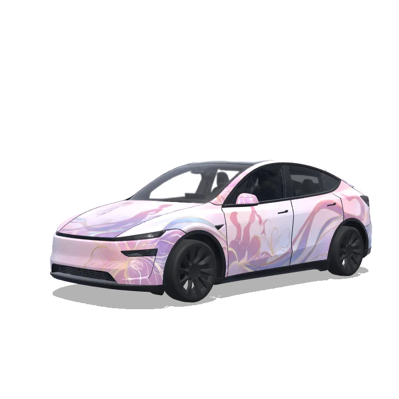 Tesla Model Y (2025+ Premium) custom wrap design