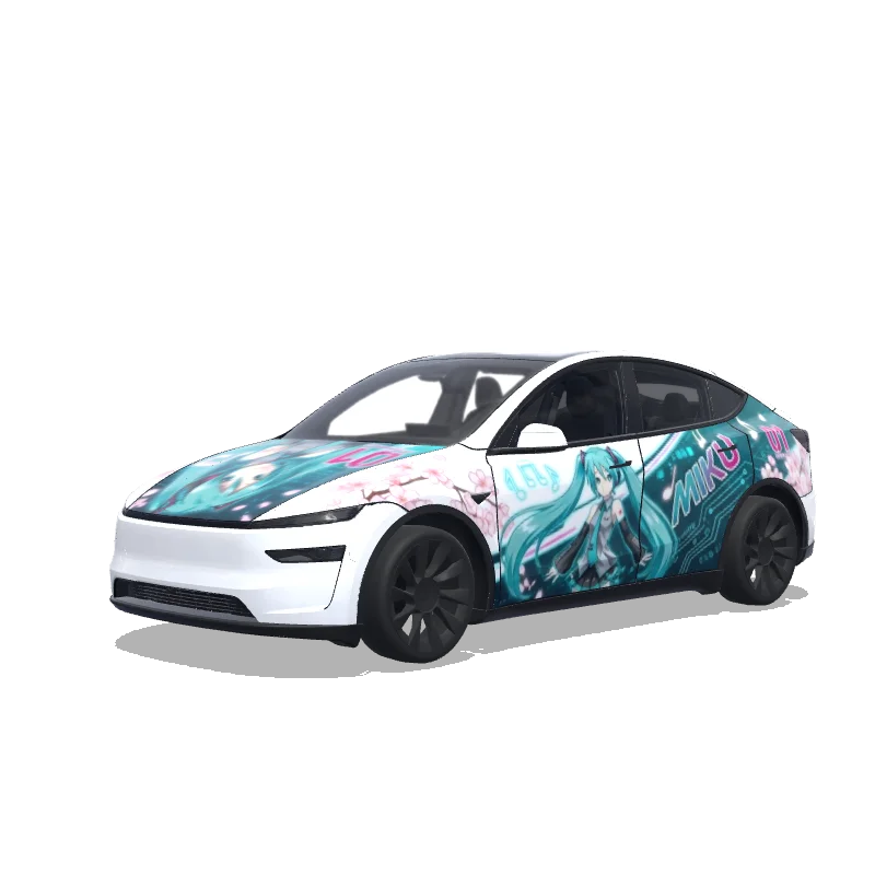 Tesla Model Y (2025+ Premium) custom wrap design