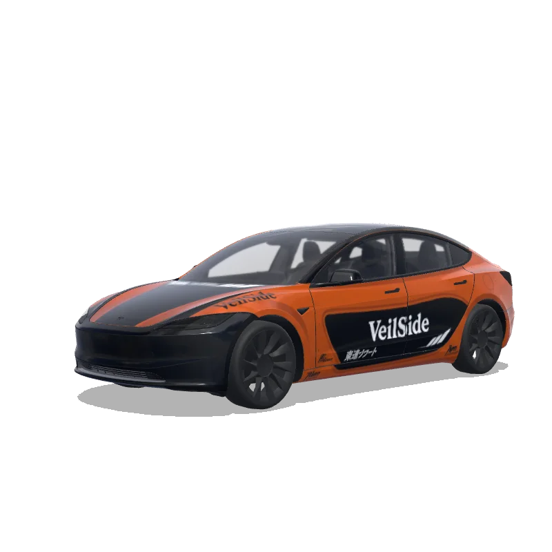 Tesla Model 3 (2024+ Standard/Premium) custom wrap design