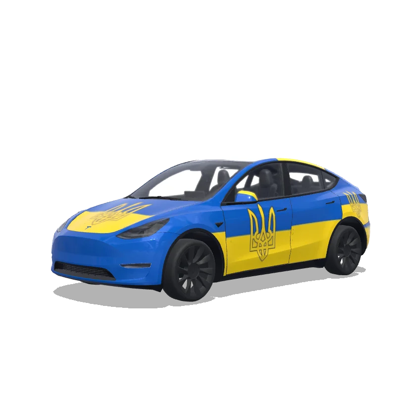 Tesla Model Y custom wrap design