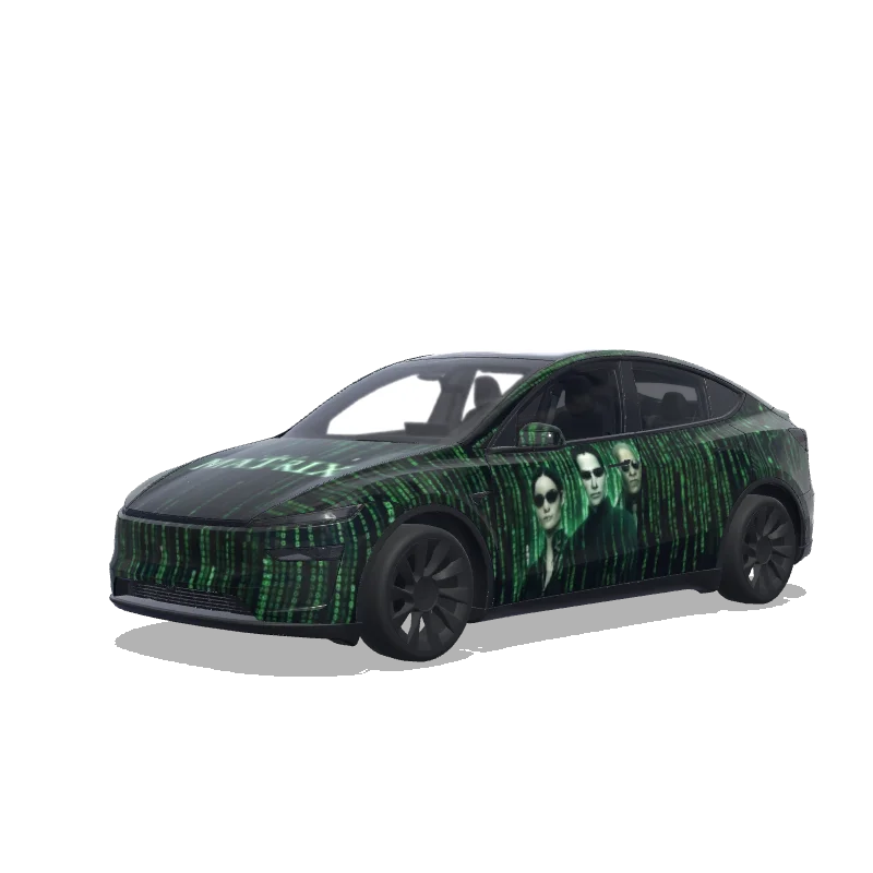 Tesla Model Y (2025+ Premium) custom wrap design