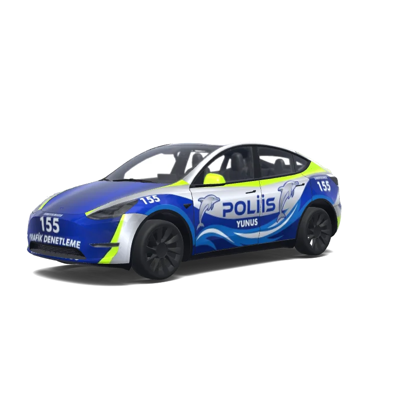 Tesla Model Y custom wrap design