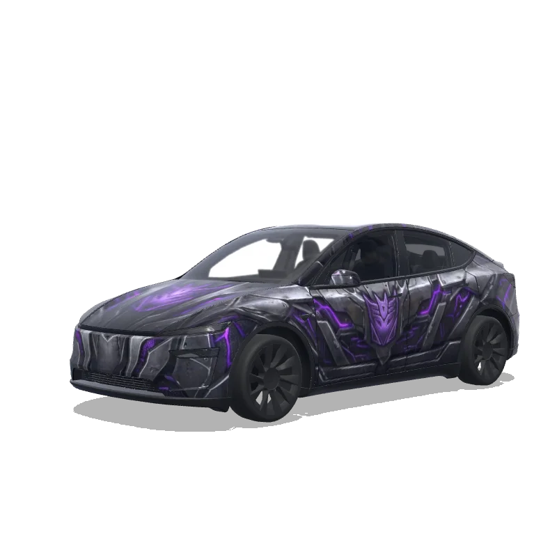 Tesla Model Y (2025+ Premium) custom wrap design
