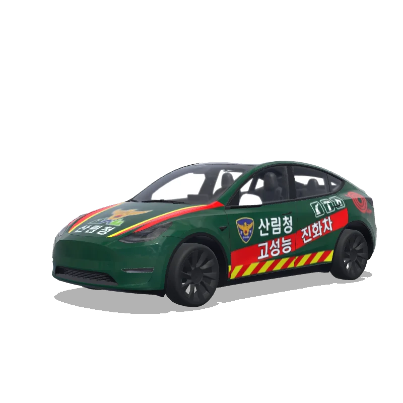 Tesla Model Y custom wrap design