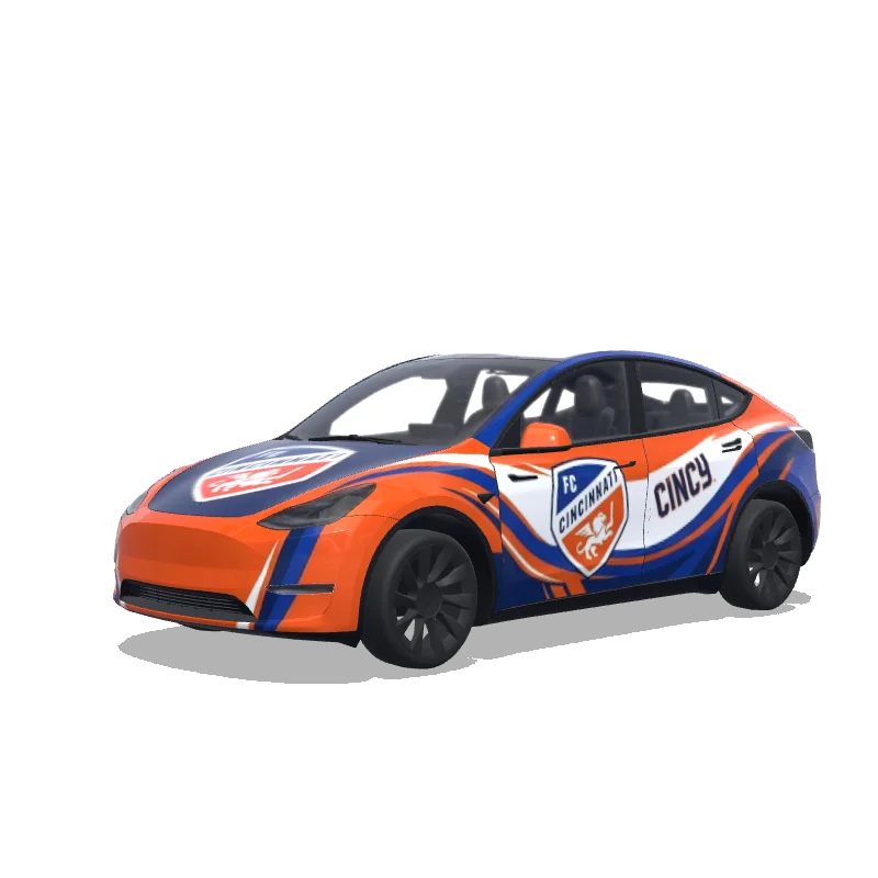 FC Cincinnati - Tesla Model Y wrap