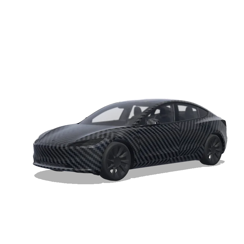 Tesla Model 3 (2024+ Standard/Premium) custom wrap design