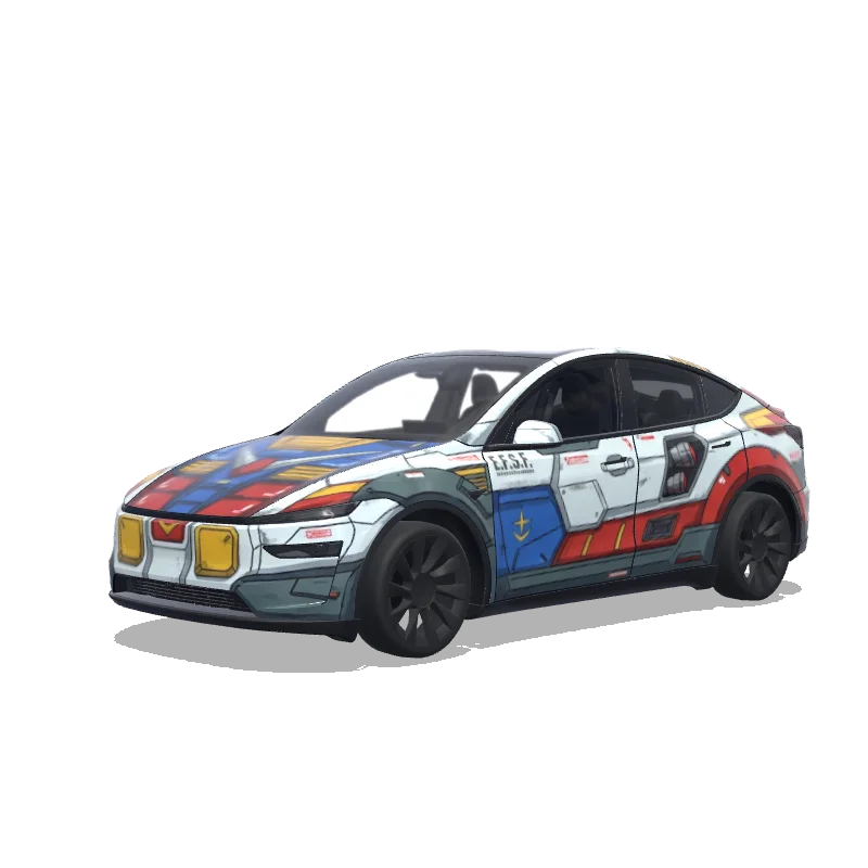 Tesla Model Y (2025+ Premium) custom wrap design
