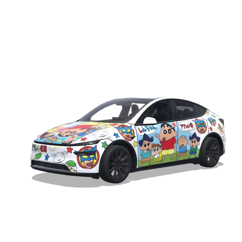Tesla Model Y (2025+ Premium) custom wrap design