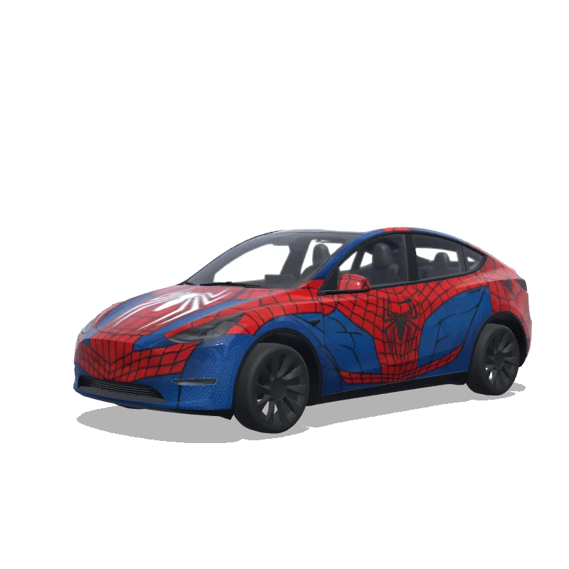 Tesla Model Y custom wrap design